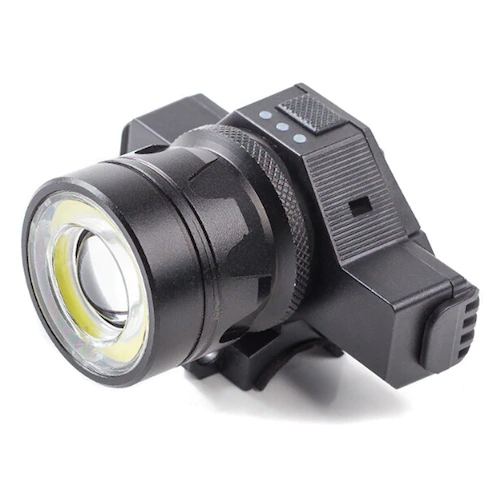 350LM COB LED Bike Headlight Aluminum Alloy Front Light Bicycle