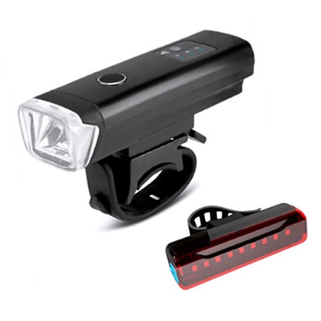 Bicycle Lights New USB Rechargeable Mountain Bike Headlights LED Night Riding Waterproof Aluminum Alloy Lights